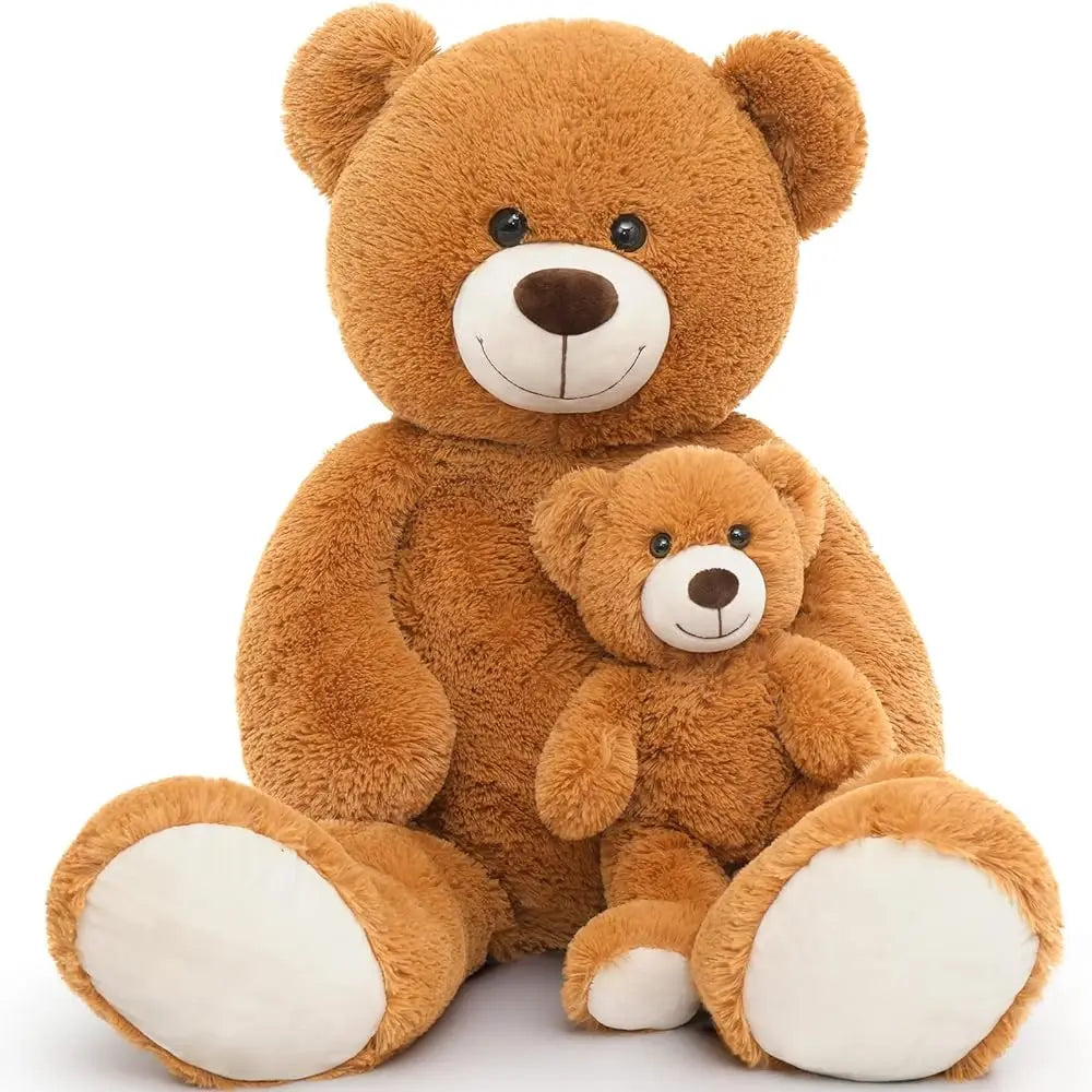 HKM-636499 Giant Purple Tie-Dye Soft Stuffed Teddy Bear Toy for Kids – Perfect Gift for Baby Showers