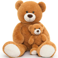 HKM-636499 Giant Purple Tie-Dye Soft Stuffed Teddy Bear Toy for Kids – Perfect Gift for Baby Showers