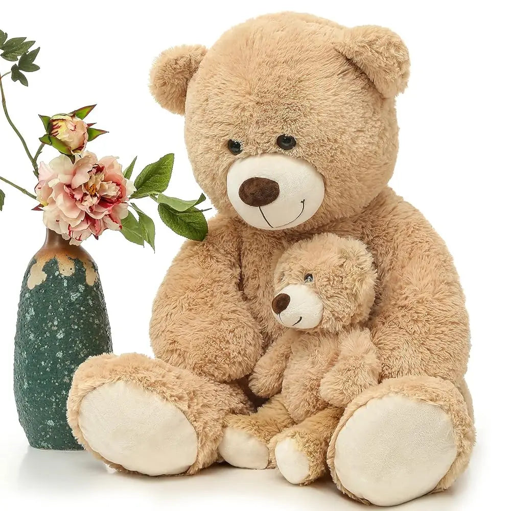 HKM-636499 Giant Purple Tie-Dye Soft Stuffed Teddy Bear Toy for Kids – Perfect Gift for Baby Showers