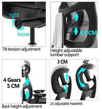 HKM-636499 Luxury Ergonomic High Back Office Chair with Mesh Design for Comfortable Executive Seating