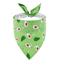 HKM-6365373 Cartoon Summer Fruit Dog Saliva Towel in Lemon, Pineapple, Avocado, and More