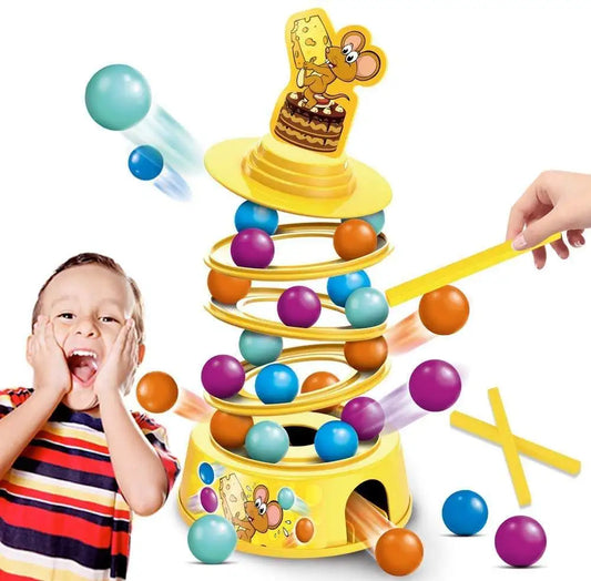 HKM-636627 Family Balance Tower Stacking Game Educational Interactive Toy for Ages 5 and Up