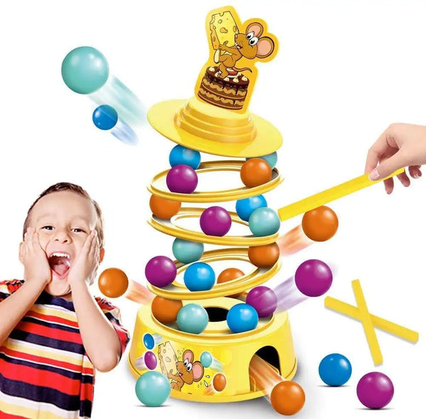 HKM-636627 Family Balance Tower Stacking Game Educational Interactive Toy for Ages 5 and Up