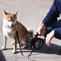 HKM-6367549 Automatic Retractable Dog Leash for Dogs Under 30kg ¨C ABS and Nylon Construction (18.5x19x4cm)
