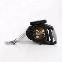 HKM-6367549 Automatic Retractable Dog Leash for Dogs Under 30kg ¨C ABS and Nylon Construction (18.5x19x4cm)