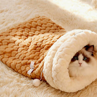 HKM-6367805 Cozy Personalized Cat Bed Sleeping Bag in Various Colors and Sizes