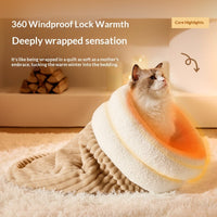 HKM-6367805 Cozy Personalized Cat Bed Sleeping Bag in Various Colors and Sizes