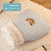 HKM-6367805 Cozy Personalized Cat Bed Sleeping Bag in Various Colors and Sizes