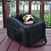 HKM-6367933 Portable Cat and Dog Diaper Backpack for Small Pets - Lightweight, Multi-Color Options Available