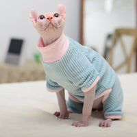 HKM-6368317 Warm Double-Sided Velvet Cat Clothing for Autumn and Winter