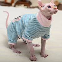 HKM-6368317 Warm Double-Sided Velvet Cat Clothing for Autumn and Winter