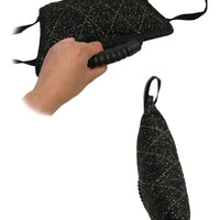 HKM-6368573 Dog Biting Pillow with Thick Double-Layer Nylon Webbing and Coarse Hemp Material - Black Color