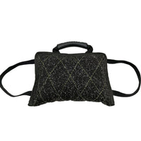 HKM-6368573 Dog Biting Pillow with Thick Double-Layer Nylon Webbing and Coarse Hemp Material - Black Color