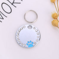 HKM-6369597 Customizable Round Dog Tags in Durable Metal Material