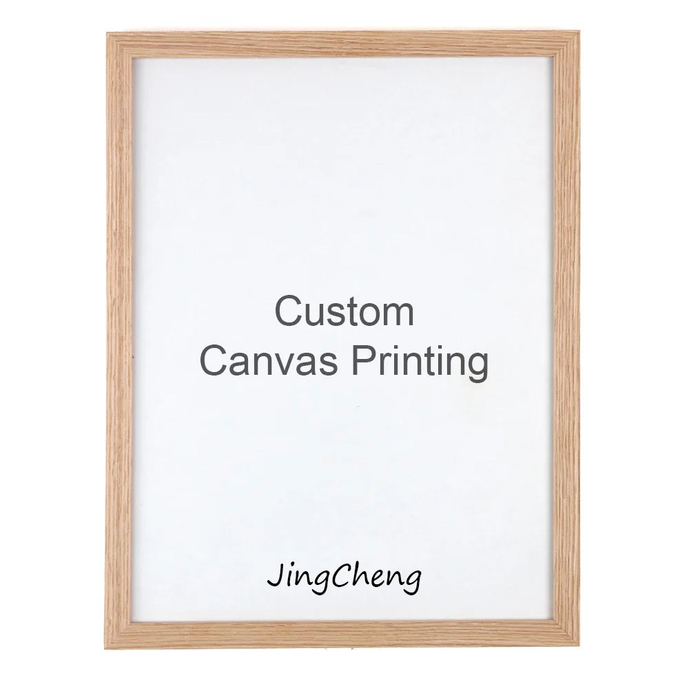 HKM-637075 Elegant Solid Hardwood Oak Photo Frame for A2, A3, A4 Prints - Wall Mount Art Decor