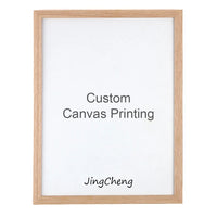 HKM-637075 Elegant Solid Hardwood Oak Photo Frame for A2, A3, A4 Prints - Wall Mount Art Decor