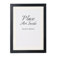 HKM-637075 Elegant Solid Hardwood Oak Photo Frame for A2, A3, A4 Prints - Wall Mount Art Decor