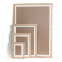 HKM-637075 Elegant Solid Hardwood Oak Photo Frame for A2, A3, A4 Prints - Wall Mount Art Decor