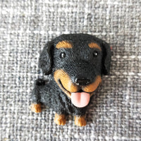 HKM-6371005 Cute Cartoon Dog Refrigerator Magnet - Resin Animal Decor