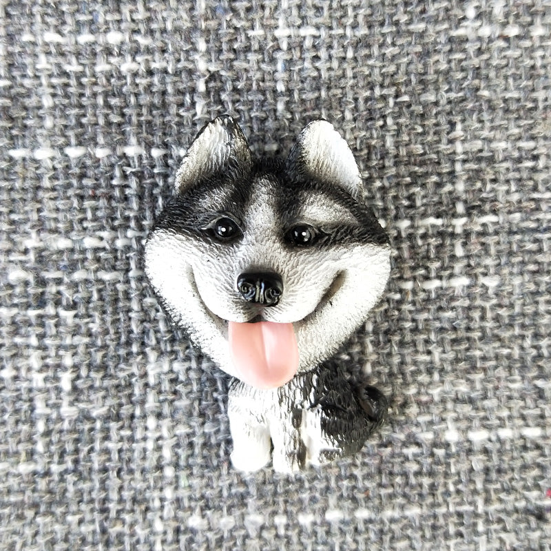HKM-6371005 Cute Cartoon Dog Refrigerator Magnet - Resin Animal Decor