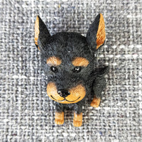 HKM-6371005 Cute Cartoon Dog Refrigerator Magnet - Resin Animal Decor