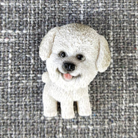 HKM-6371005 Cute Cartoon Dog Refrigerator Magnet - Resin Animal Decor