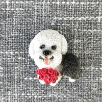 HKM-6371005 Cute Cartoon Dog Refrigerator Magnet - Resin Animal Decor