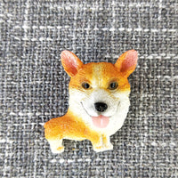 HKM-6371005 Cute Cartoon Dog Refrigerator Magnet - Resin Animal Decor