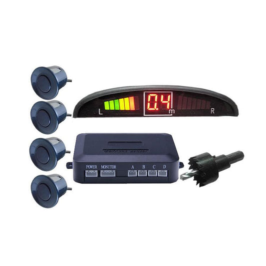 HKM-637267 Ultrasonic Obstacle Detection System with LED Distance Indicator and Alarm