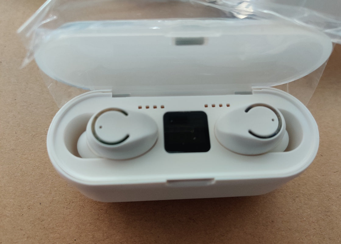 HKM-637395 Binaural Wireless TWS Bluetooth Headset with Stereo Sound and Voice Control