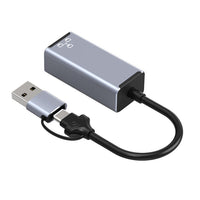 HKM-637587 Ethernet Network Interface Card USB Converter - 10/100/1000Mbps, RJ-45 Compatible