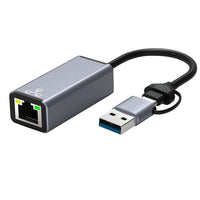HKM-637587 Ethernet Network Interface Card USB Converter - 10/100/1000Mbps, RJ-45 Compatible