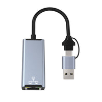 HKM-637587 Ethernet Network Interface Card USB Converter - 10/100/1000Mbps, RJ-45 Compatible