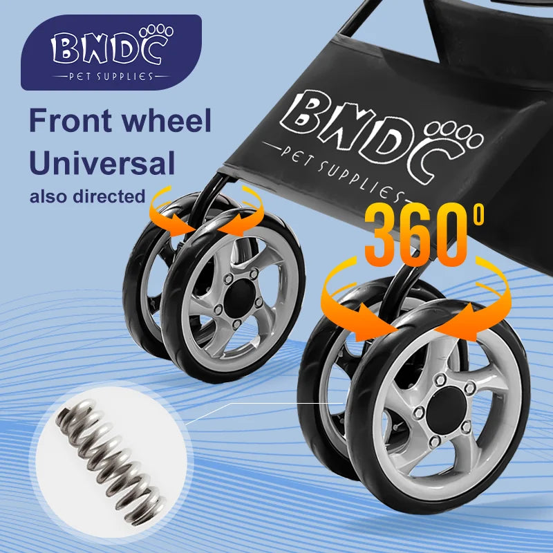 HKM-637715 Lightweight Foldable Pet Stroller for Easy Travel with Your Pet