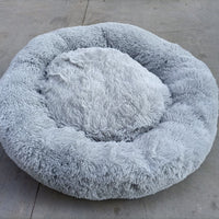 HKM-6377533 Thick Plush Round Pet Kennel with Anti-Skid Bottom - Durable, Waterproof & Moisture-Proof Design