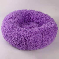 HKM-6377533 Thick Plush Round Pet Kennel with Anti-Skid Bottom - Durable, Waterproof & Moisture-Proof Design