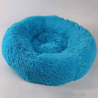 HKM-6377533 Thick Plush Round Pet Kennel with Anti-Skid Bottom - Durable, Waterproof & Moisture-Proof Design