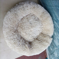 HKM-6377533 Thick Plush Round Pet Kennel with Anti-Skid Bottom - Durable, Waterproof & Moisture-Proof Design