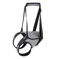 HKM-6378557 Elderly Dog Back-Style Auxiliary Strap in Heather Gray, Size S (Waist 40-46, Leg Circumference 24)