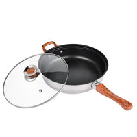 HKM-637907 12-Piece Stainless Steel Casserole Cookware Set with Nonstick Pots and Pans