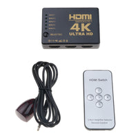 HKM-637907 5-Port HDMI Switcher with Remote Control for High-Definition Output