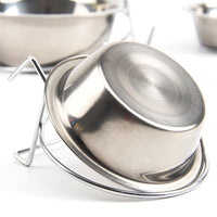 HKM-6379453 Stainless Steel Hanging Dog Food Bowl - Available in 11cm, 13cm, and 17cm Sizes