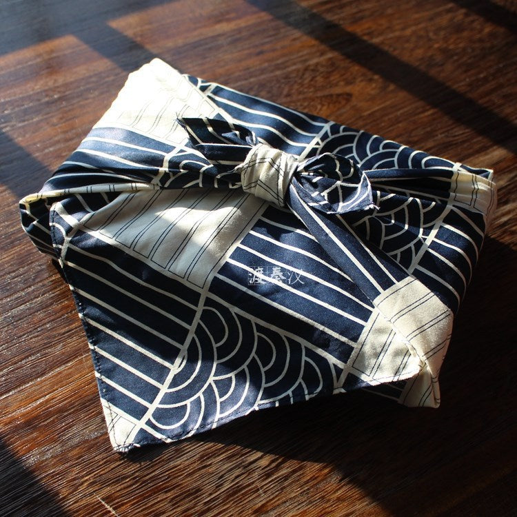 HKM-638035 Japanese Style Suede Wrapped Lunch Cloth - Assorted Designs and Sizes