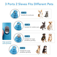 HKM-6380733 Electric Pet Nail Grinder and Polisher for Safe Claw Trimming and Grooming