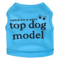 HKM-6381629 Ultra-Thin Breathable Polyester Dog Vest for Spring and Summer in Blue, Green, Pink, Rose Red