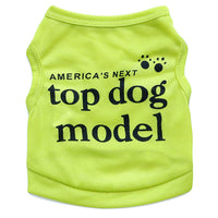 HKM-6381629 Ultra-Thin Breathable Polyester Dog Vest for Spring and Summer in Blue, Green, Pink, Rose Red