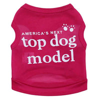 HKM-6381629 Ultra-Thin Breathable Polyester Dog Vest for Spring and Summer in Blue, Green, Pink, Rose Red