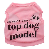 HKM-6381629 Ultra-Thin Breathable Polyester Dog Vest for Spring and Summer in Blue, Green, Pink, Rose Red