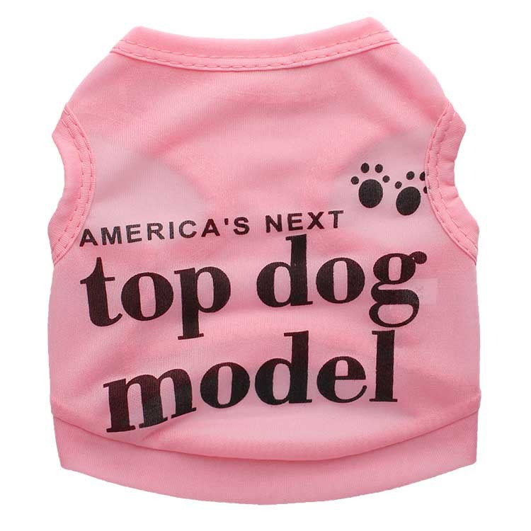HKM-6381629 Ultra-Thin Breathable Polyester Dog Vest for Spring and Summer in Blue, Green, Pink, Rose Red
