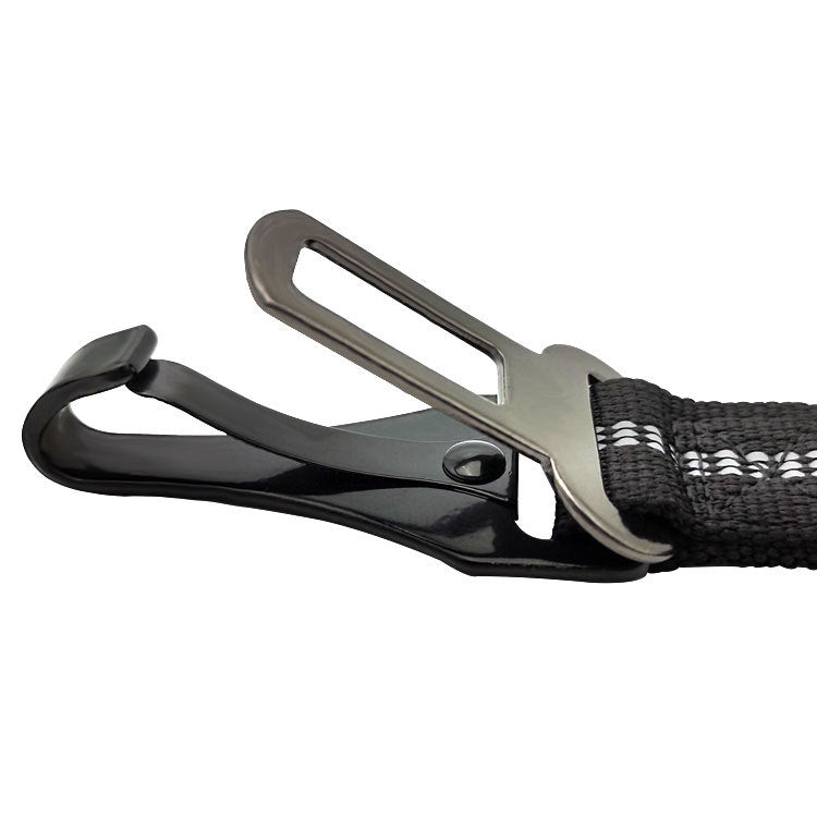 HKM-6381885 Elastic Adjustable Dog Car Seat Belt, Reflective Polyester Safety Harness for All Dog Sizes